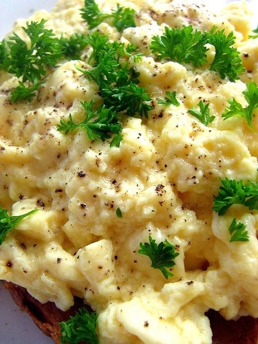 scrambled eggs