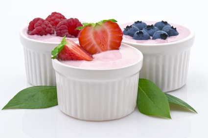 greek yogurt with fruit