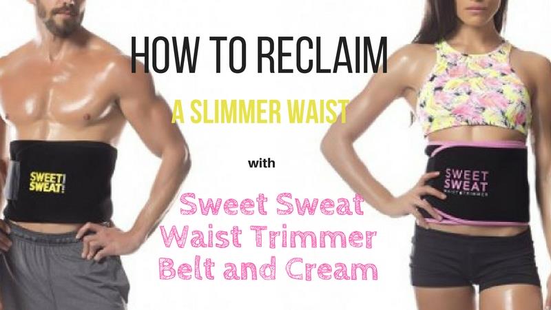 sweet sweat waist trimmer belt cream